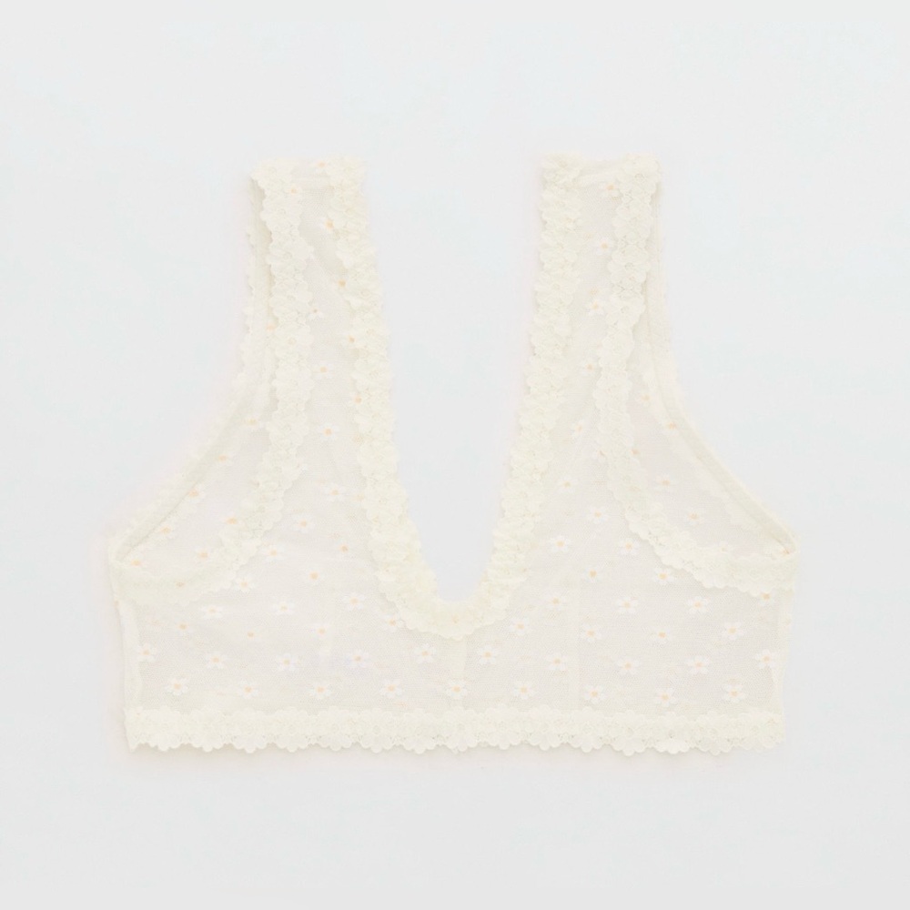 Aerie Ribbed Lace Trim Crop Tank / Bralette – NWT – Multiple Colors & Sizes - Picture 4 of 10